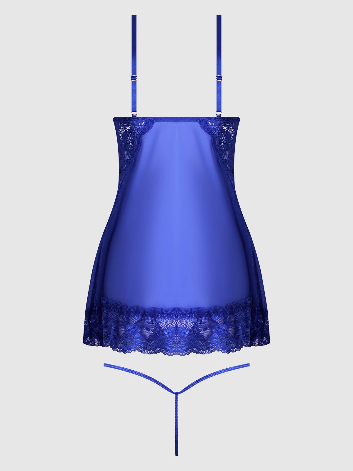 HARLOW LACE & MESH BABYDOLL & G-STRING SET