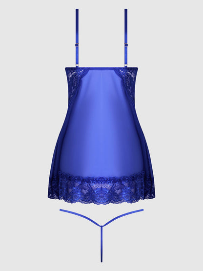 HARLOW LACE & MESH BABYDOLL & G-STRING SET